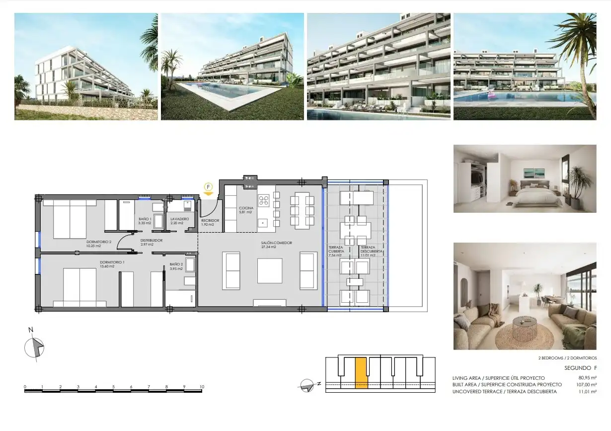 Apartament amb terrassa en venda a Mar Menor de Cartagena – Cabo de Palos, imagen 44