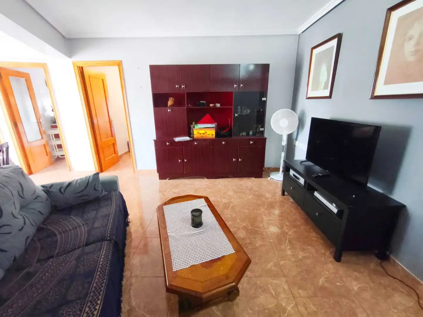 Wohnzimmer von Wohnung zum Verkauf in Cullera mit Klimaanlage, Möbliert und Balkon