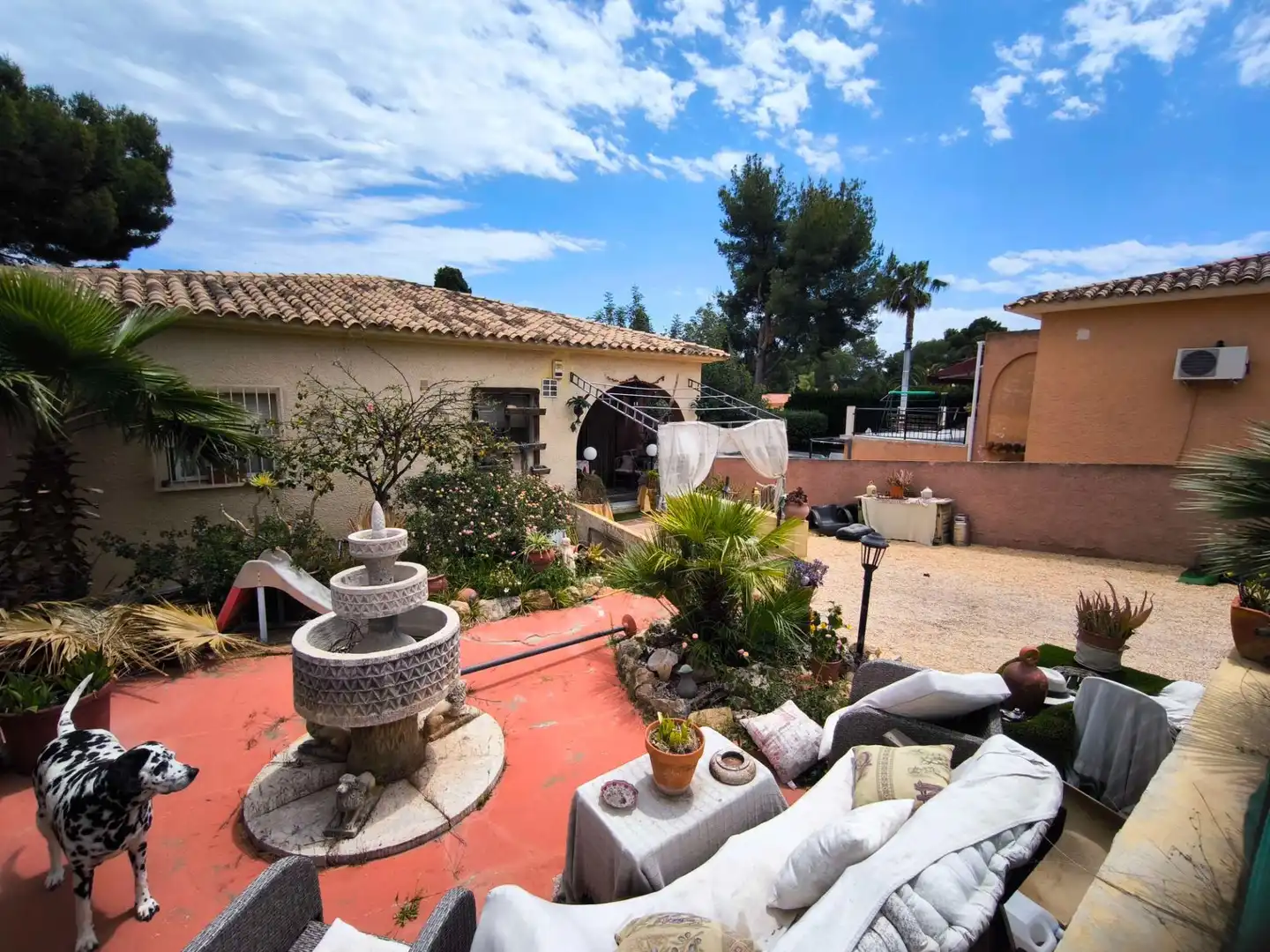 Garden of Houses for sale in L'Alfàs del Pi  with Air Conditioner and Storage room