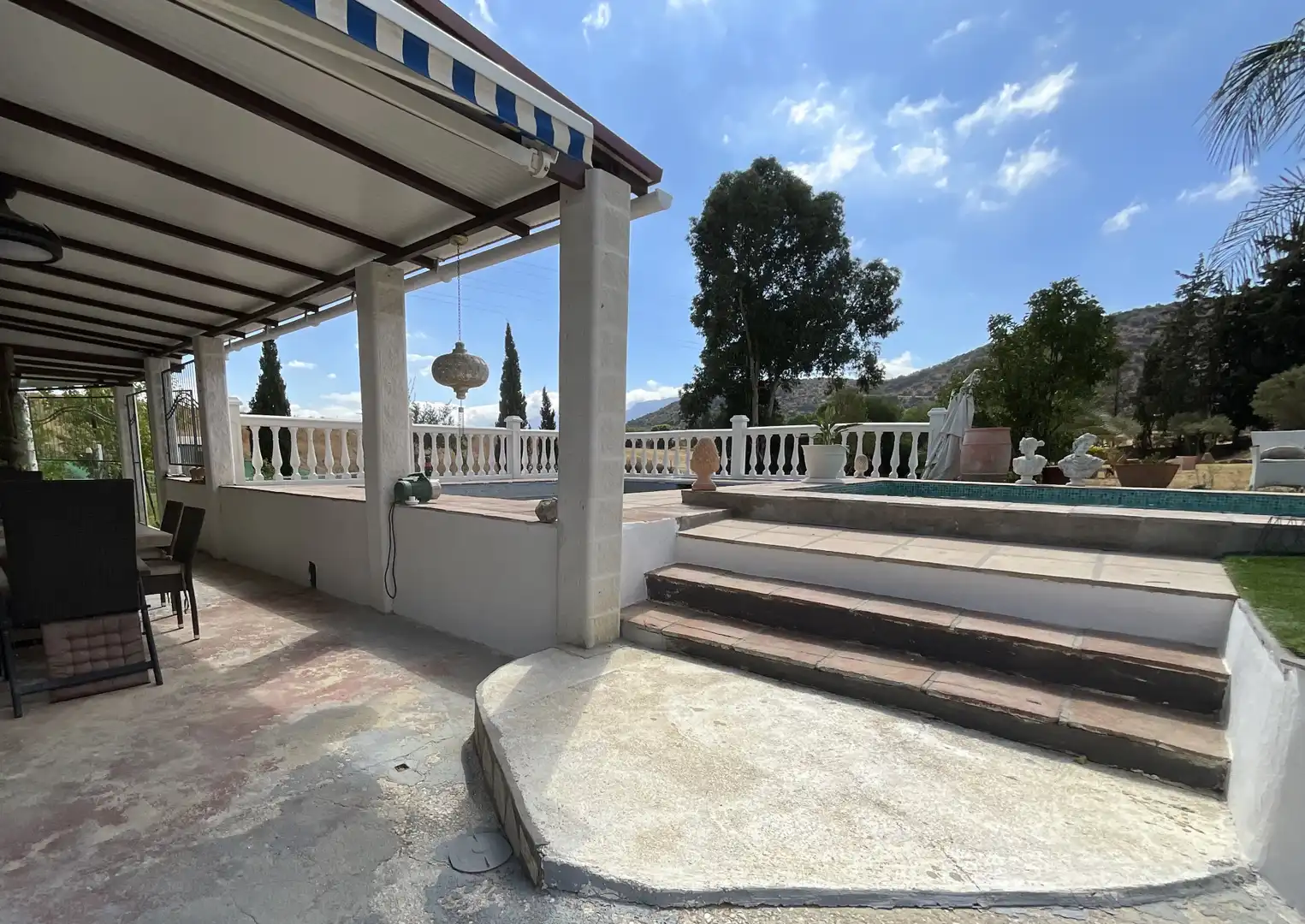 Terrassa de Finca rústica en venda en Coín amb Jardí privat i Piscina