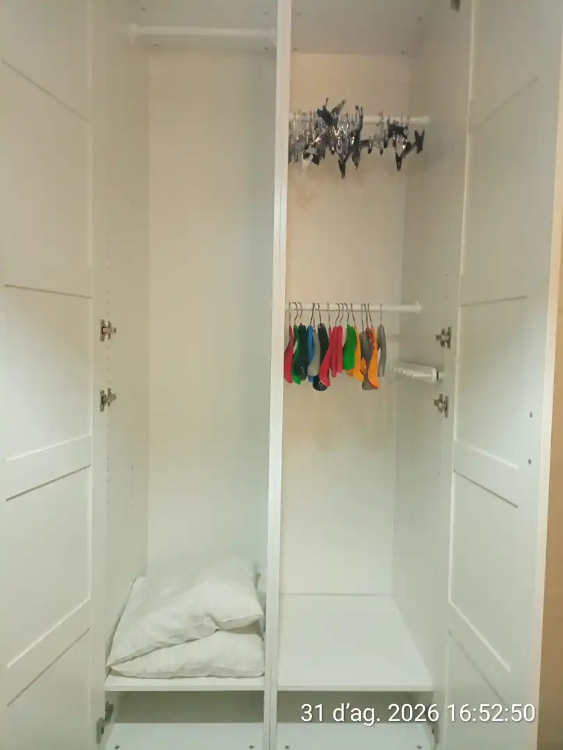 Bedroom of Flat for rent in Barcelona  with Air Conditioner, Heating and Furnished