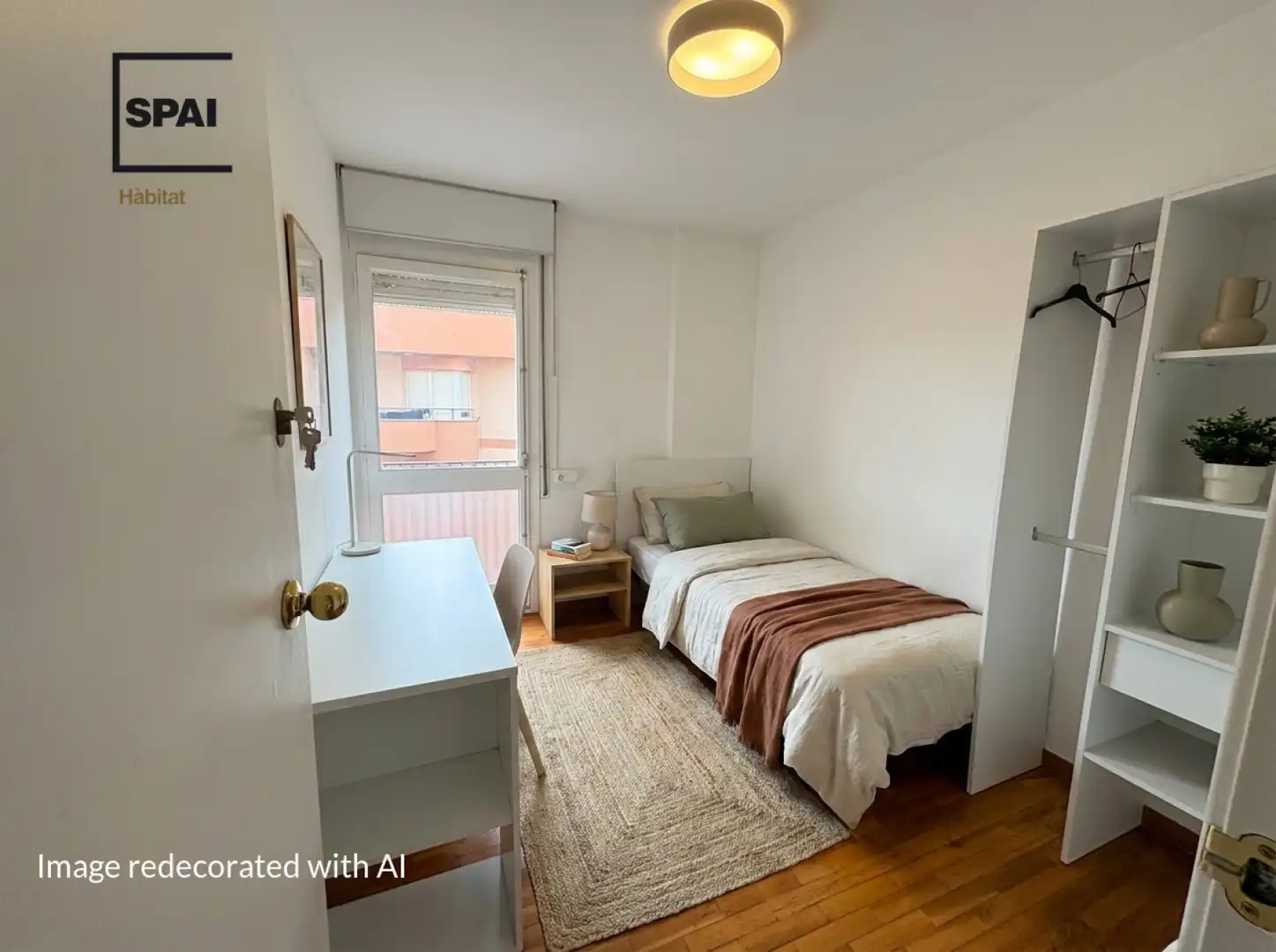 Dormitori de Pis en venda en Vic amb Calefacció, Parquet i Terrassa