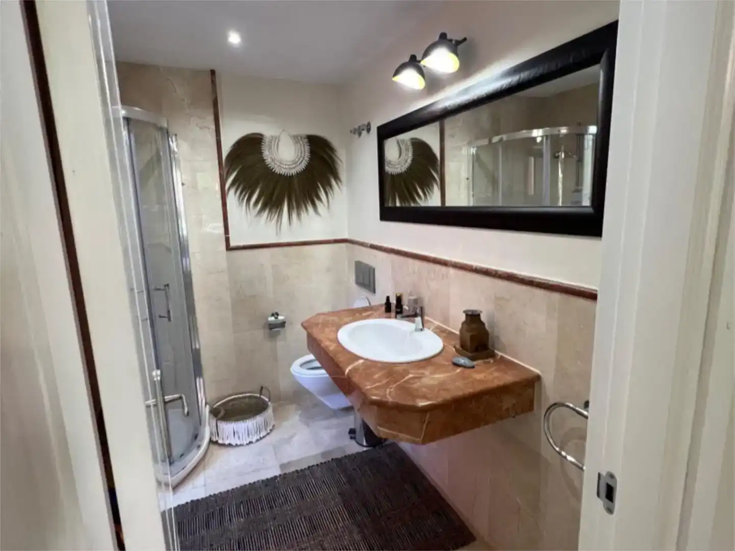 Bany de Apartament en venda en Mijas amb Aire condicionat i Piscina