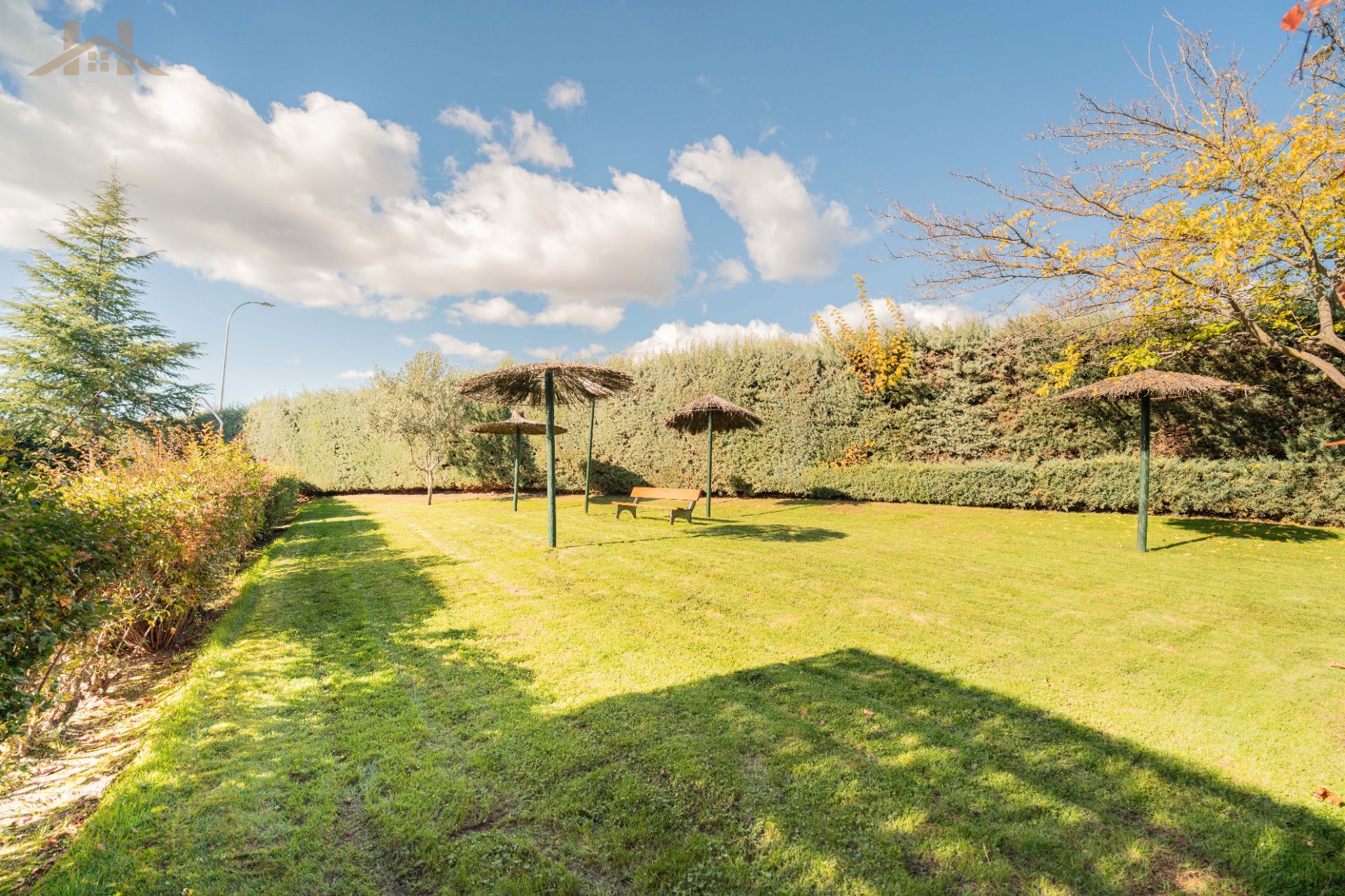 Garden of Flat for sale in  Madrid Capital  with Air Conditioner, Heating and Storage room