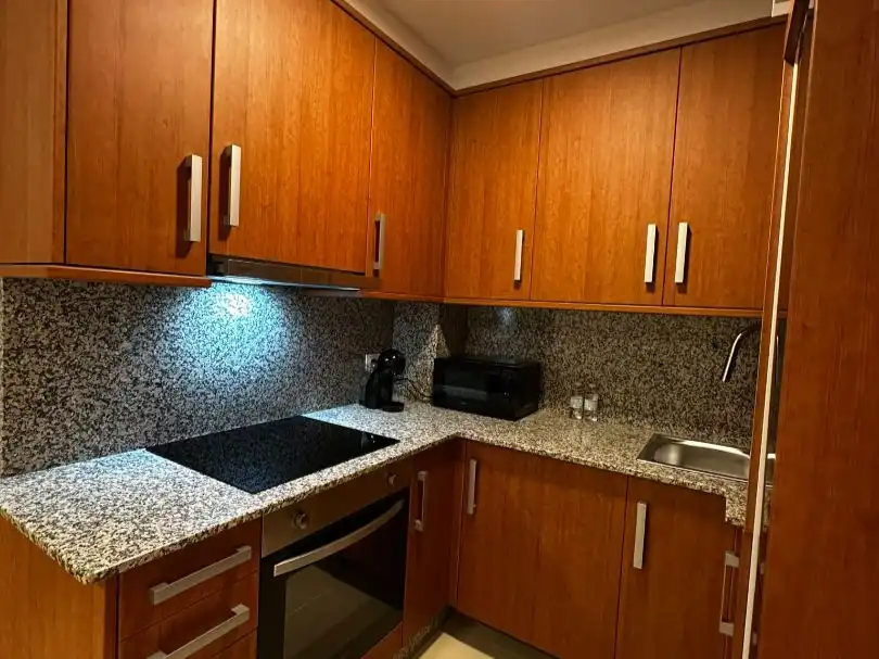 Kitchen of Flat for rent in Fisterra  with Furnished, Oven and Washing machine