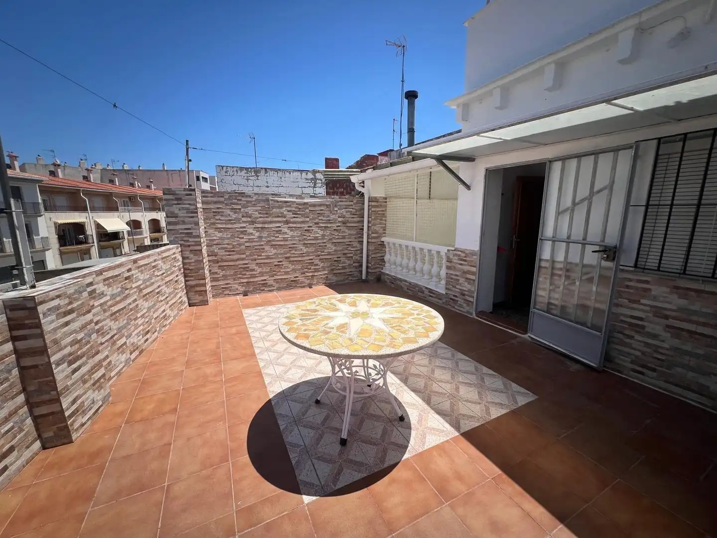 Terraza de Piso de alquiler en La Font d'en Carròs con Terraza y Amueblado