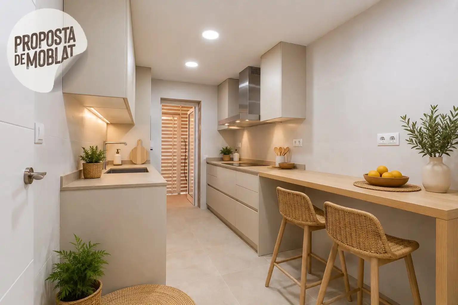 Kitchen of Ground floor for sale in Sant Cugat del Vallès  with Air Conditioner, Heating and Storage room