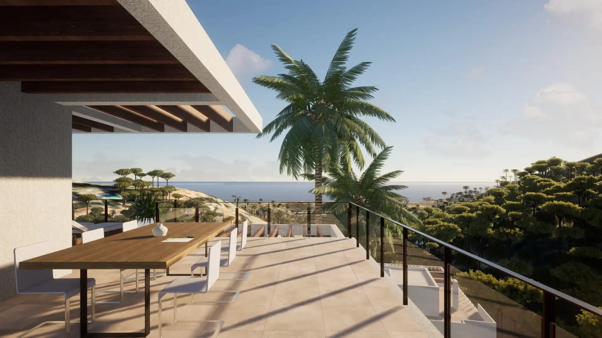 Terraza de Planta baja en venta en Mijas con Aire acondicionado, Jardín privado y Terraza