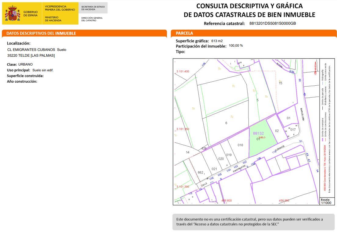 Land for sale in Telde