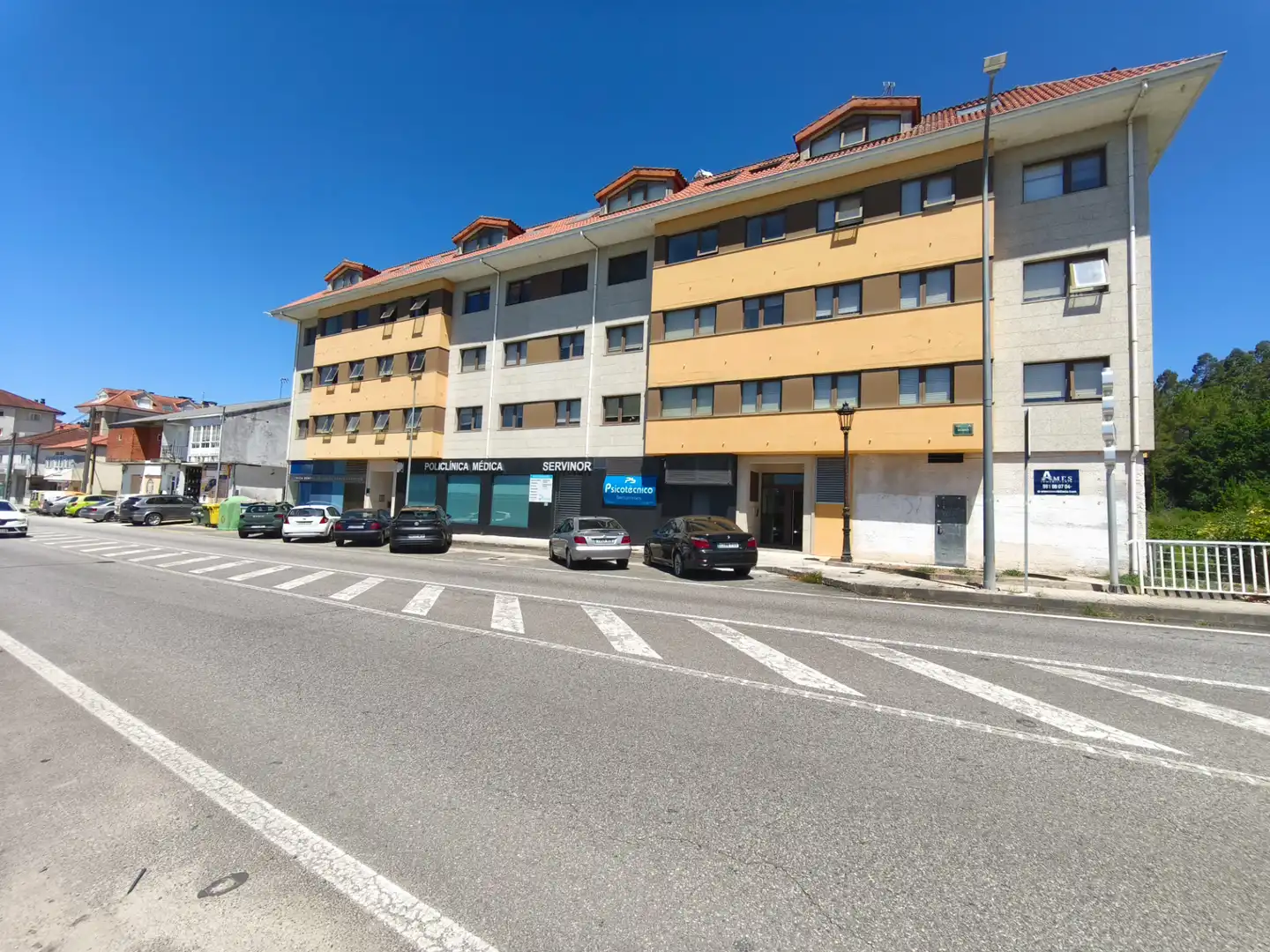Vista exterior de Piso en venta en Ames con Calefacción, Terraza y Trastero