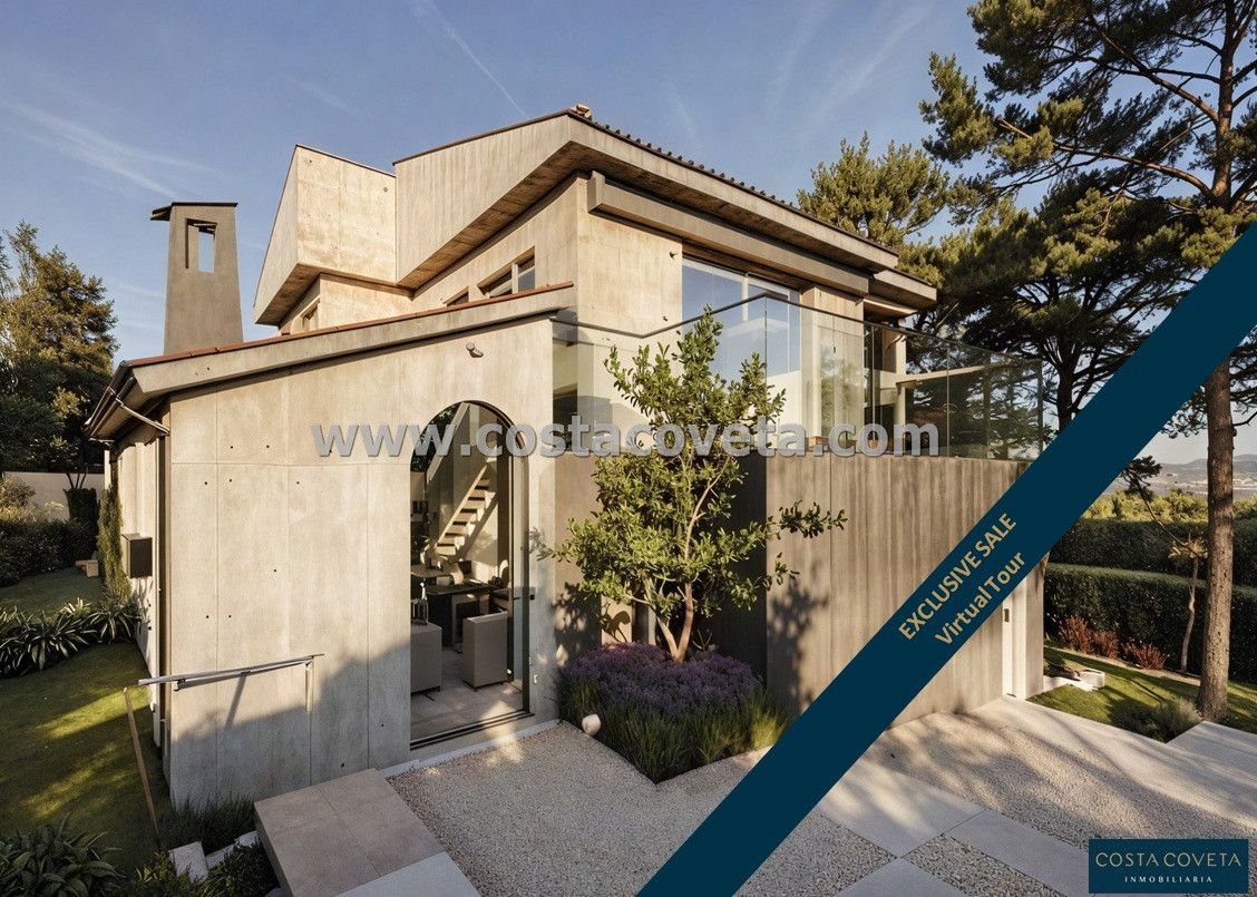 Vista exterior de Casa o xalet en venda en El Campello amb Aire condicionat, Jardí privat i Terrassa