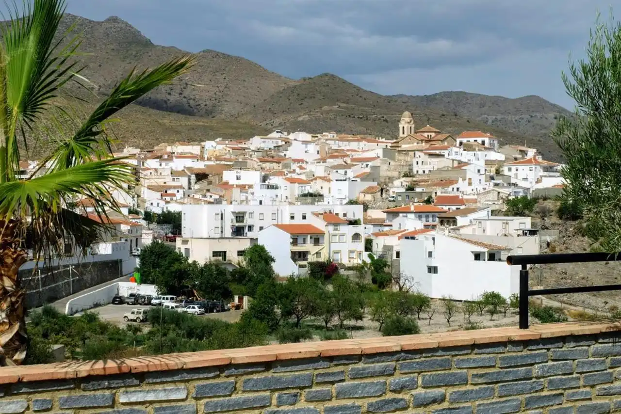 Vista exterior de Casa o chalet en venta en Uleila del Campo con Aire acondicionado y Jardín privado