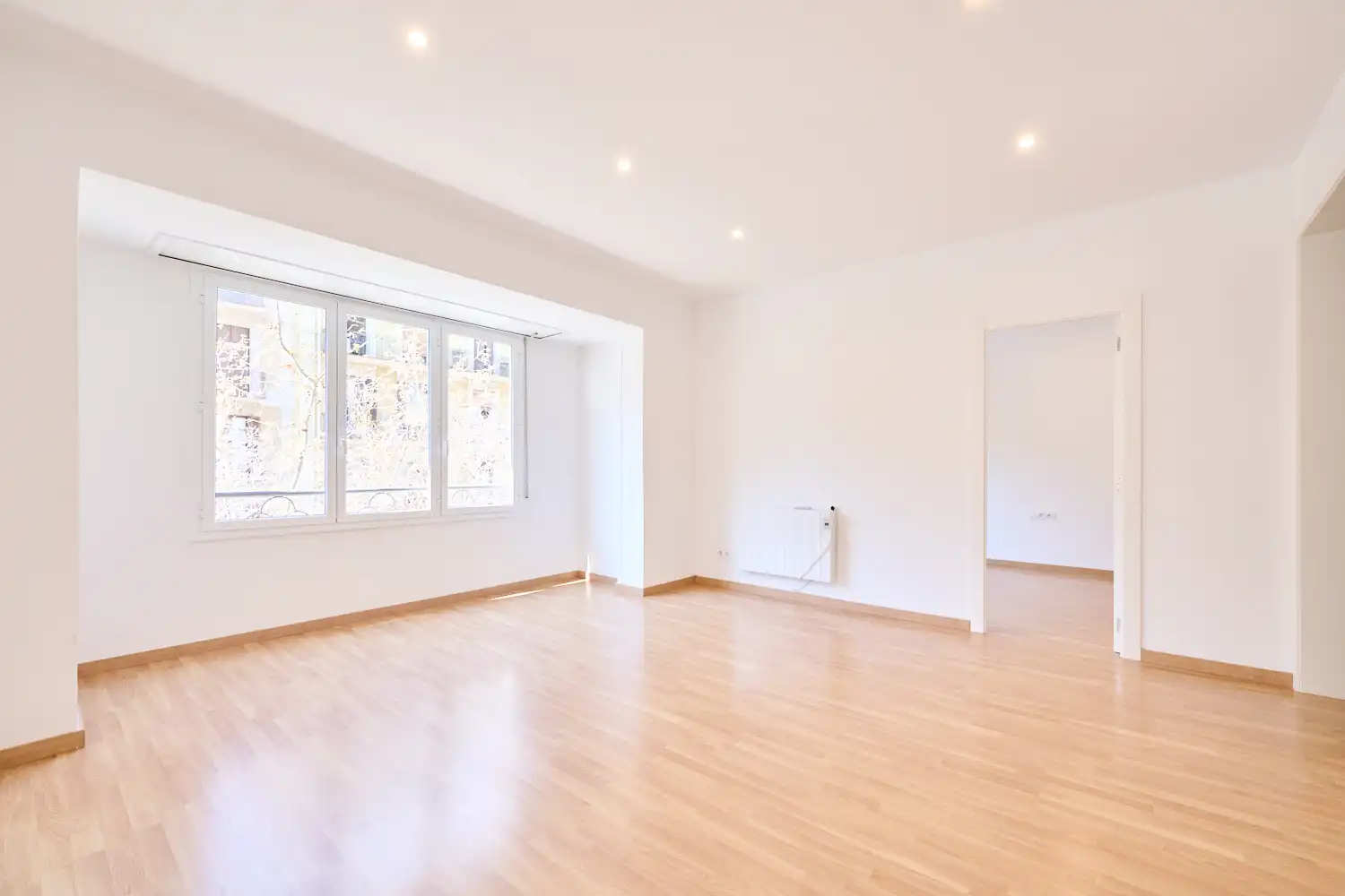 Sala de estar de Piso en venta en Barcelona con Aire acondicionado, Calefacción y Horno