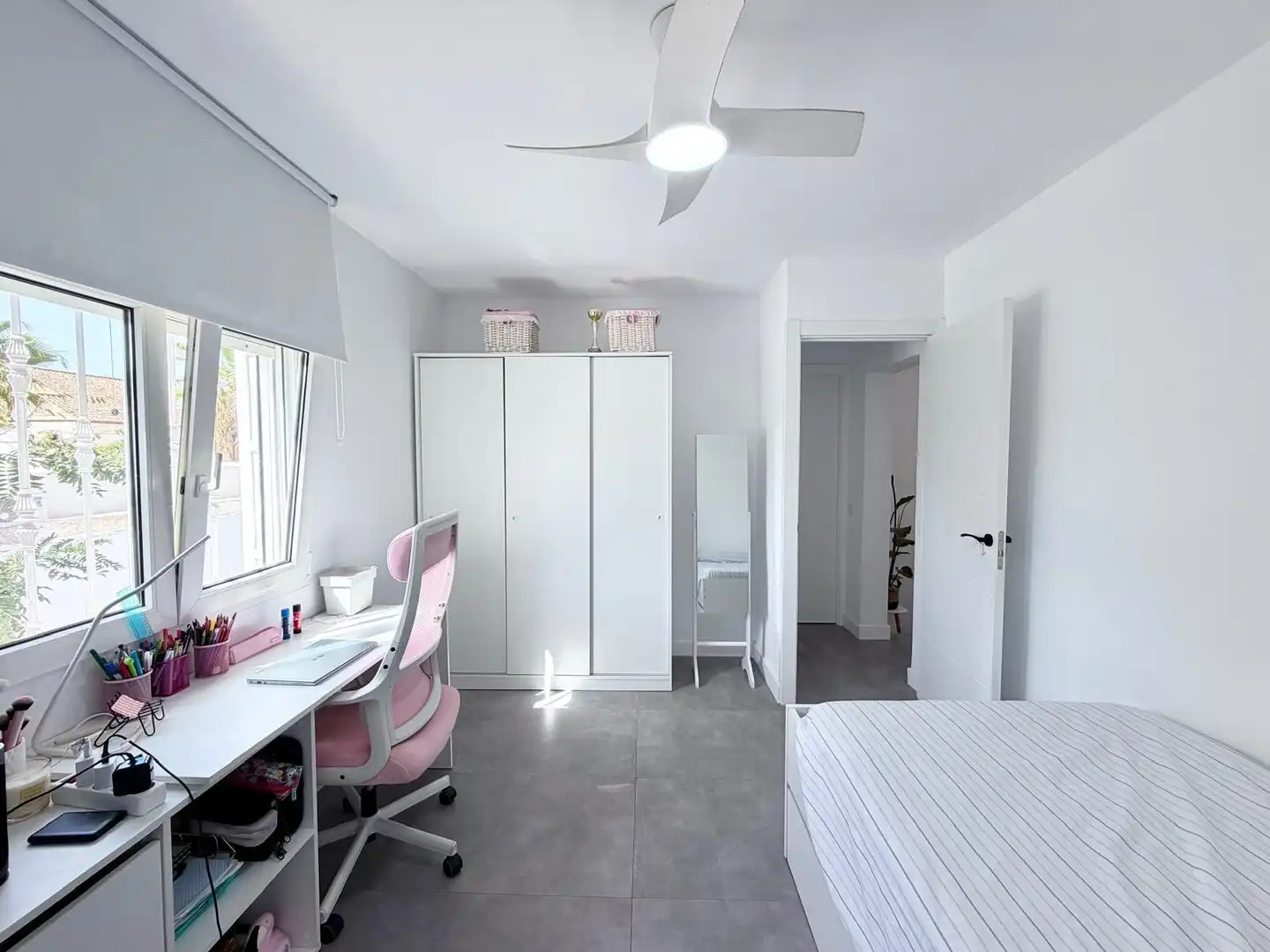 Bedroom of Houses for sale in Roquetas de Mar  with Air Conditioner, Heating and Private garden