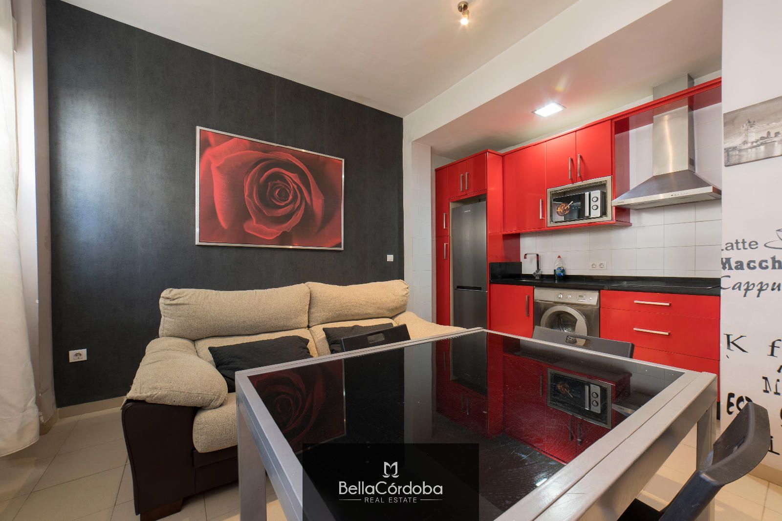 Sala de estar de Piso en venta en  Córdoba Capital con Aire acondicionado, Trastero y Amueblado