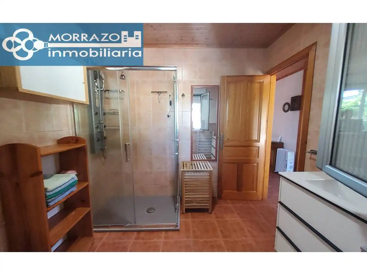 Baño de Casa o chalet en venta en A Estrada  con Aire acondicionado, Piscina y Amueblado
