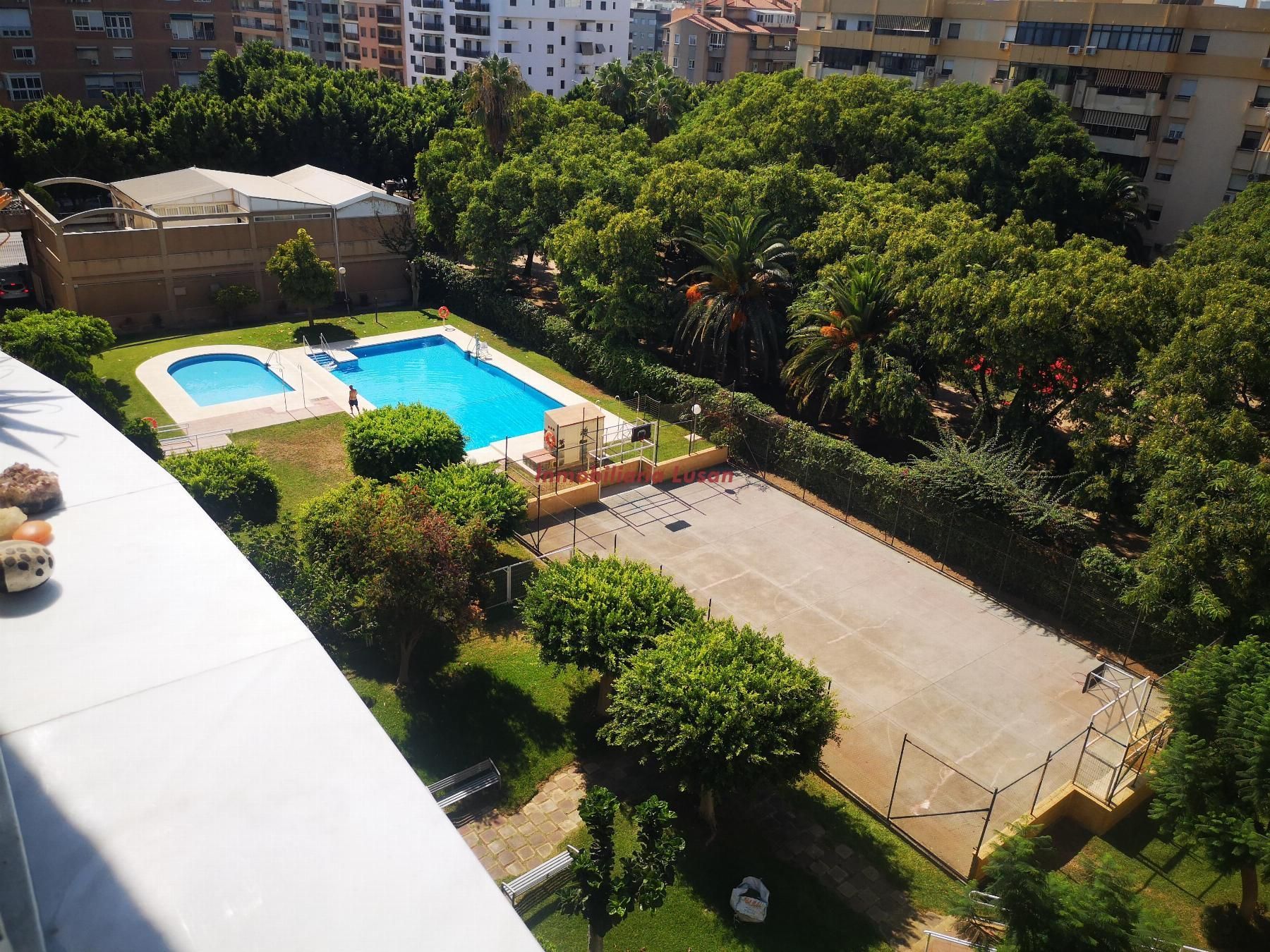 Swimming pool of Flat for sale in Málaga Capital  with Air Conditioner, Heating and Terrace