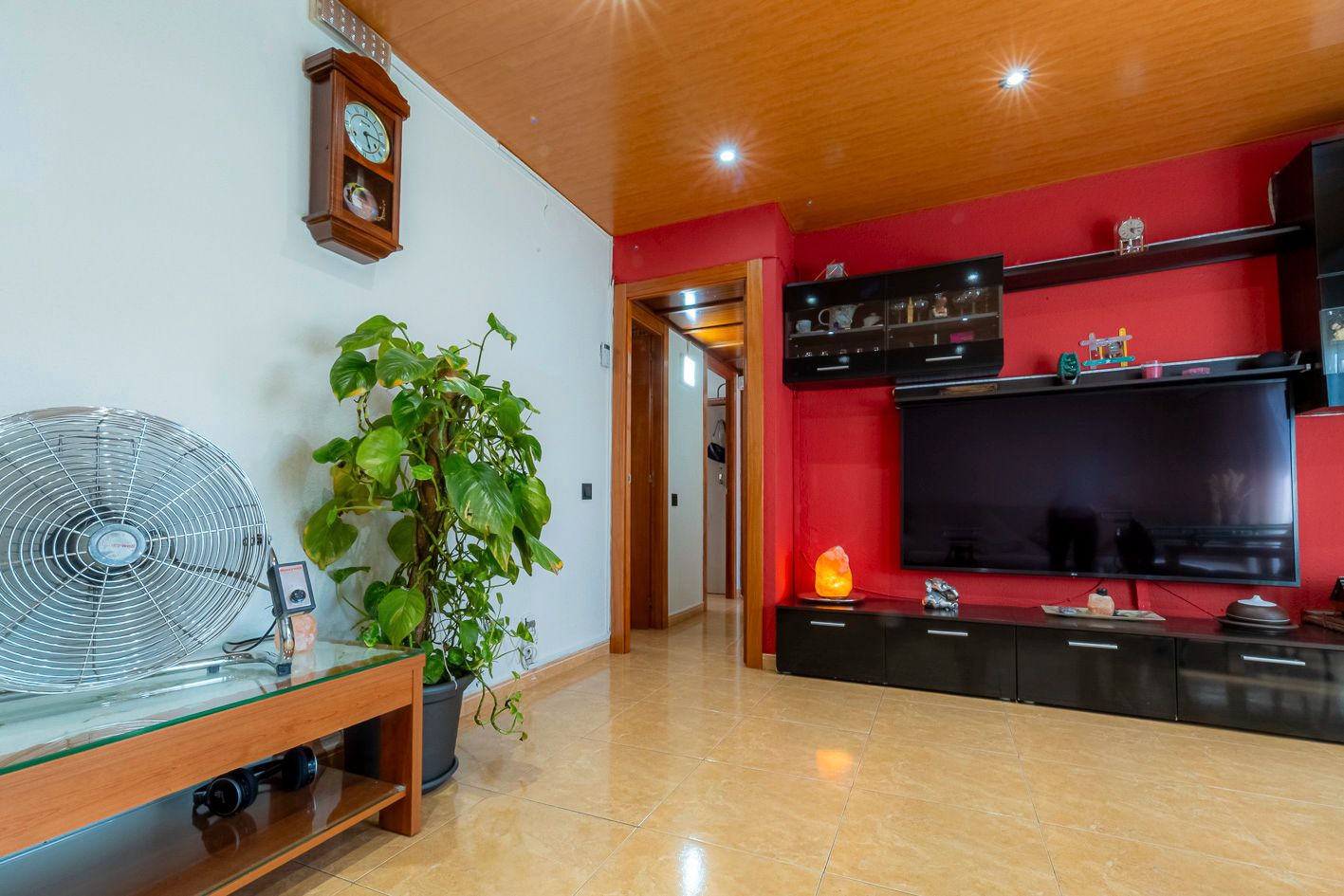 Living room of Flat for sale in Granollers  with Air Conditioner, Heating and Balcony