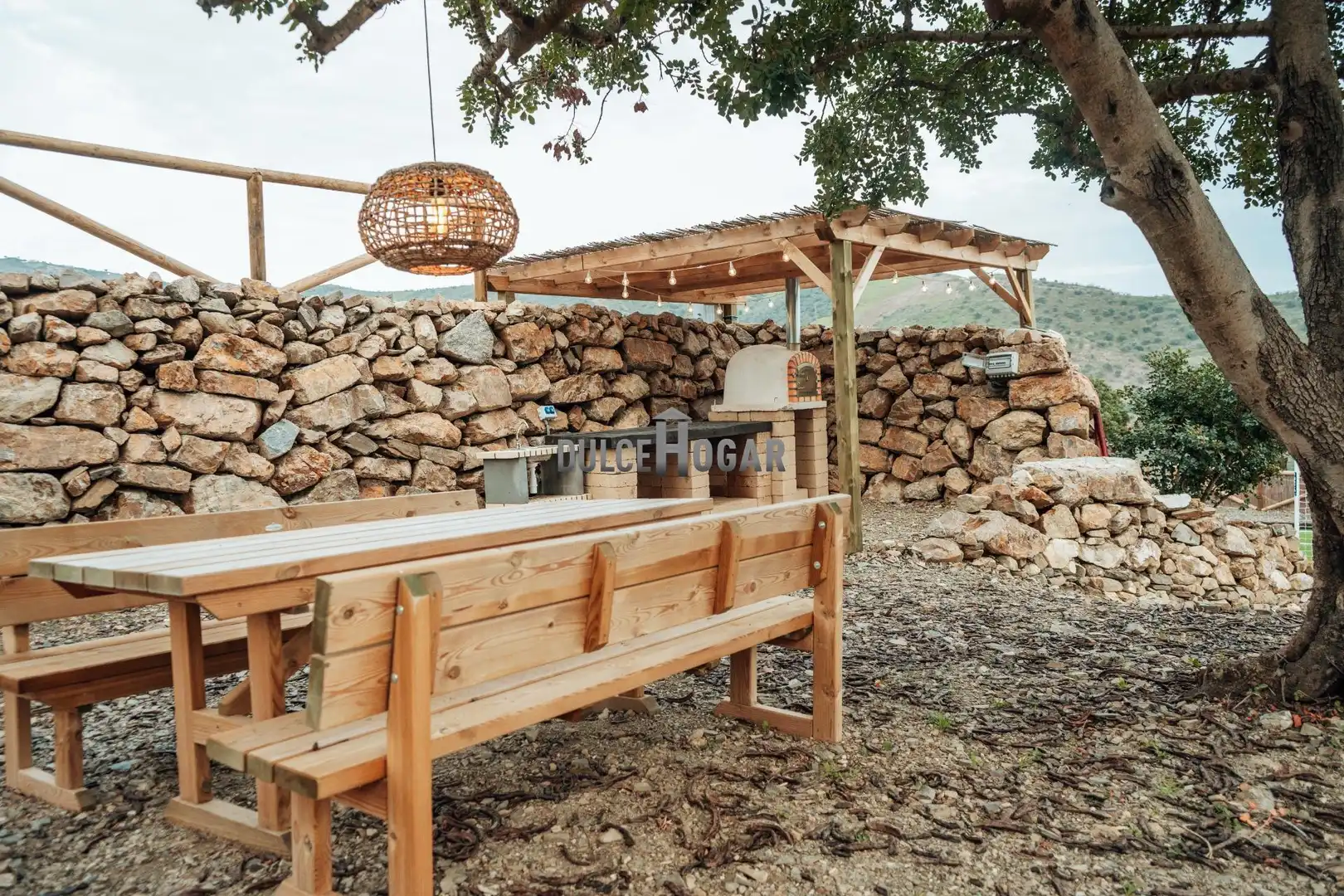 Terraza de Finca rústica en venta en Moclinejo con Aire acondicionado, Calefacción y Jardín privado