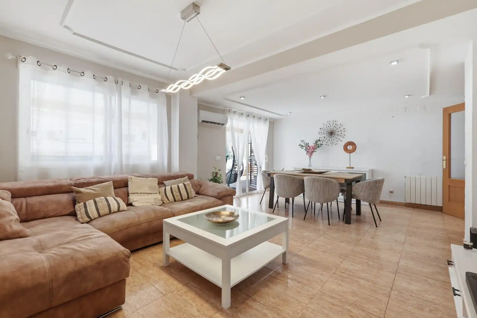 Living room of Detached homes for sale in Torrent  with Air Conditioner, Heating and Private garden