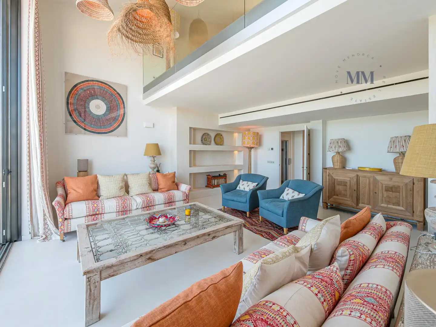 Living room of Houses for sale in Maó - Mahón  with Air Conditioner, Heating and Terrace