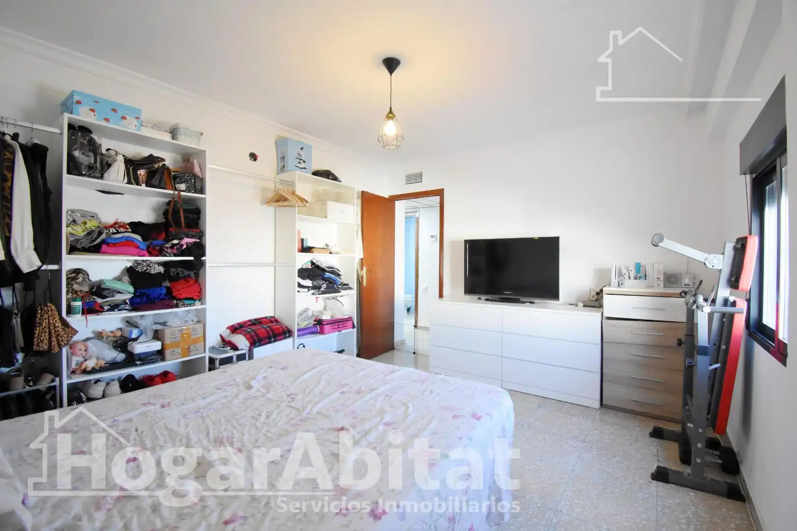 Bedroom of Flat for sale in Oliva  with Air Conditioner, Heating and Terrace