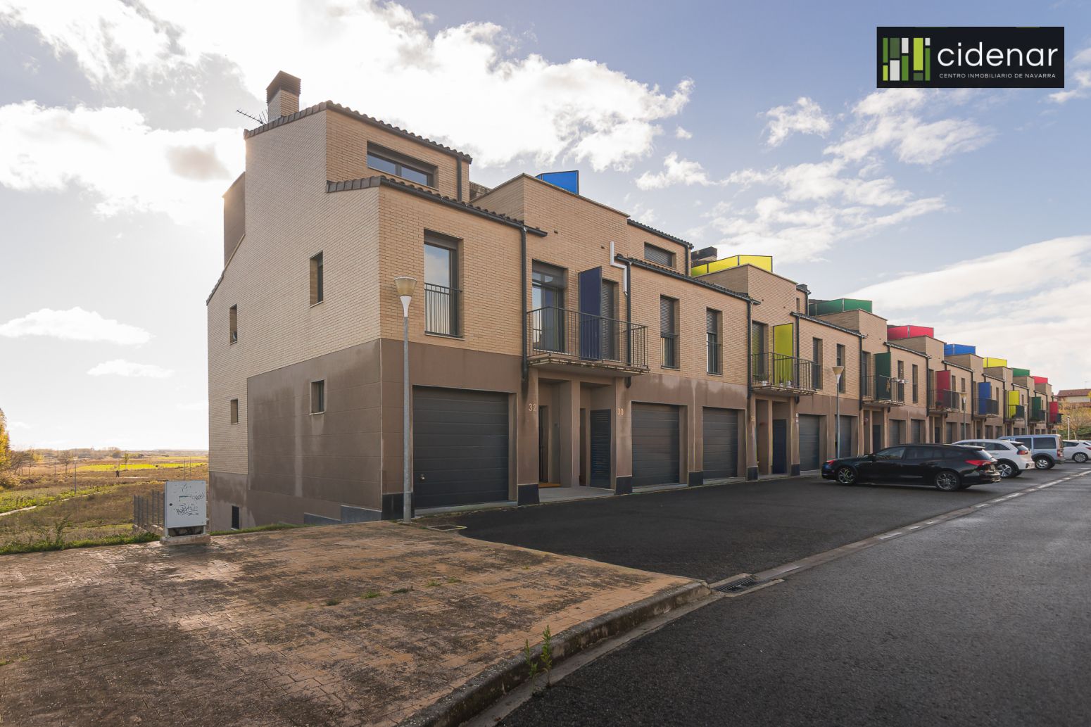 Vista exterior de Casa o chalet en venta en Olite / Erriberri con Calefacción, Parquet y Terraza