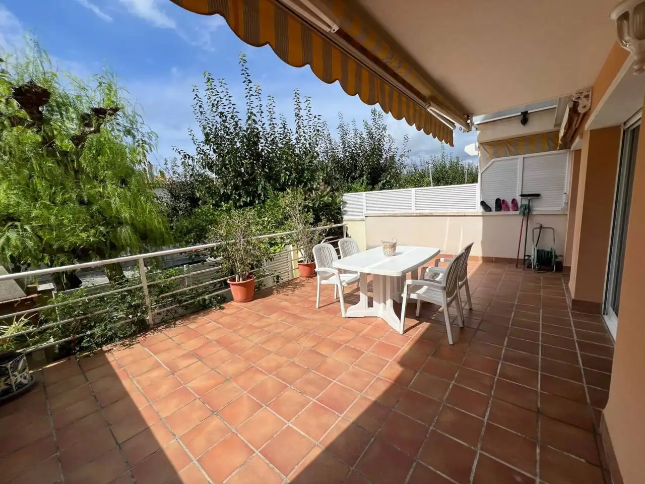 Terrace of Flat for sale in Cubelles  with Air Conditioner, Heating and Private garden