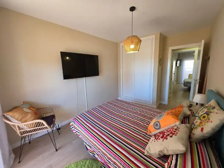 Bedroom of Flat for sale in La Manga del Mar Menor  with Furnished, Alarm and Community pool