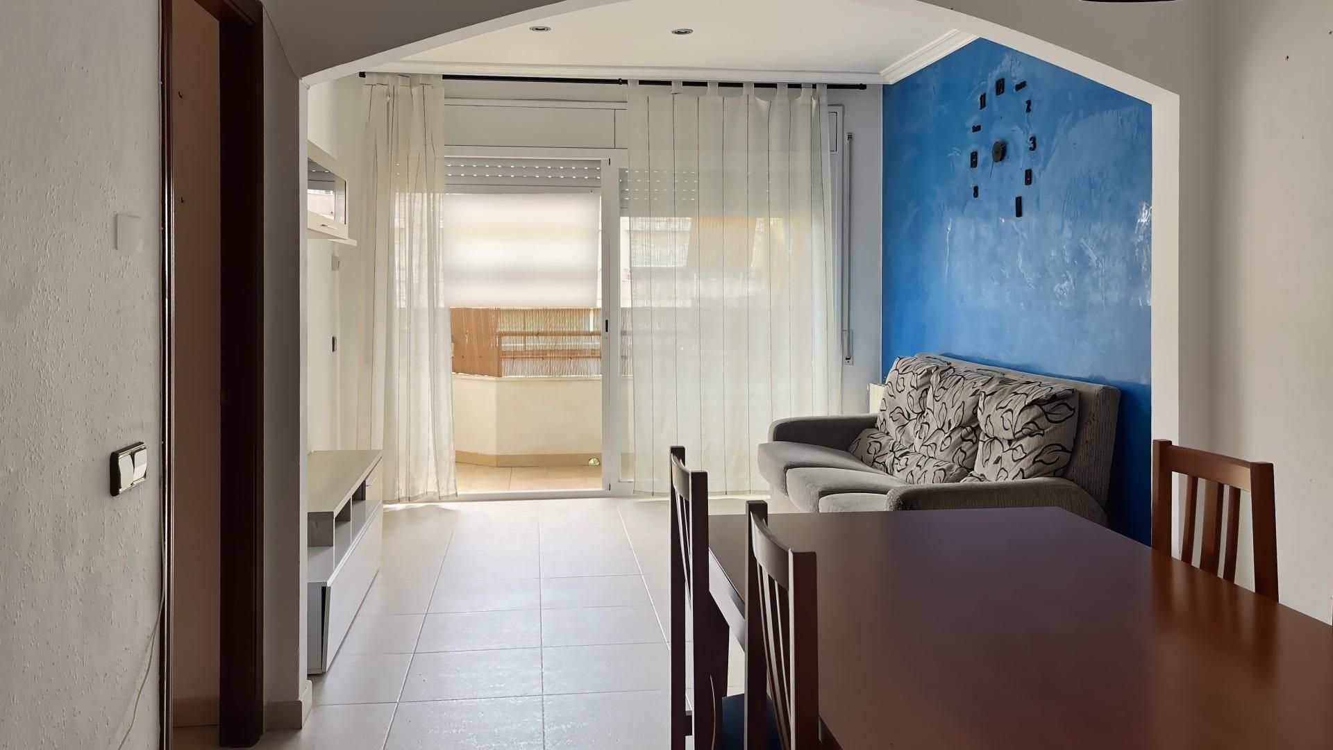 Living room of Flat for sale in Blanes  with Heating, Terrace and Balcony