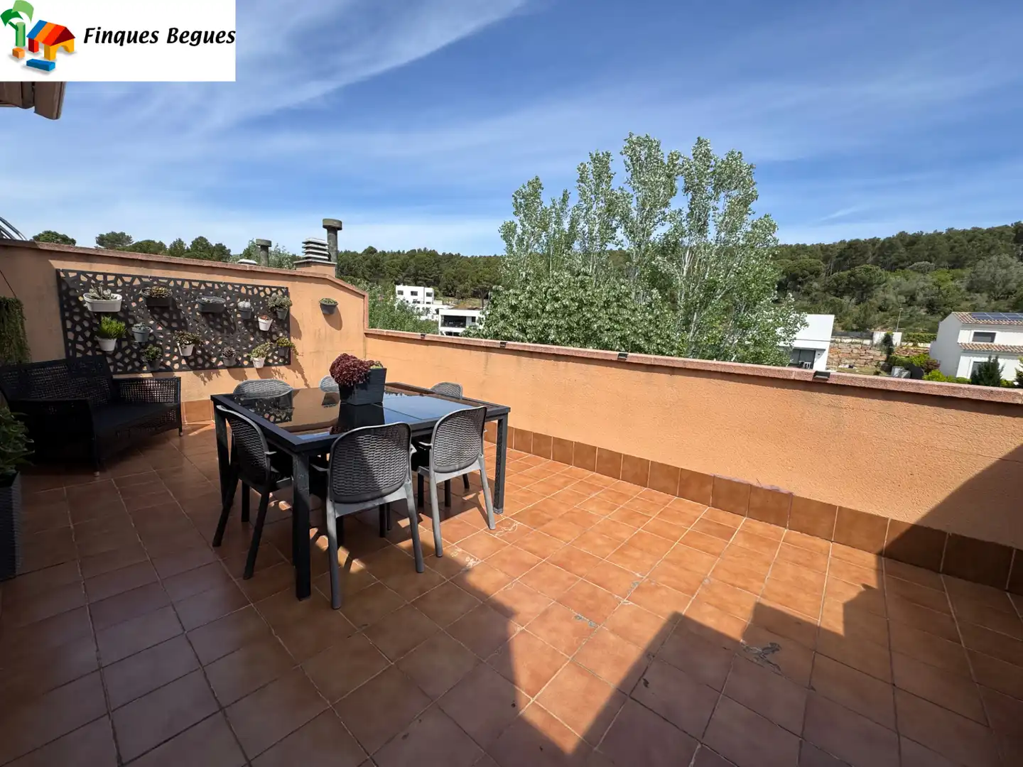Terraza de Dúplex en venta en Begues con Calefacción, Parquet y Terraza