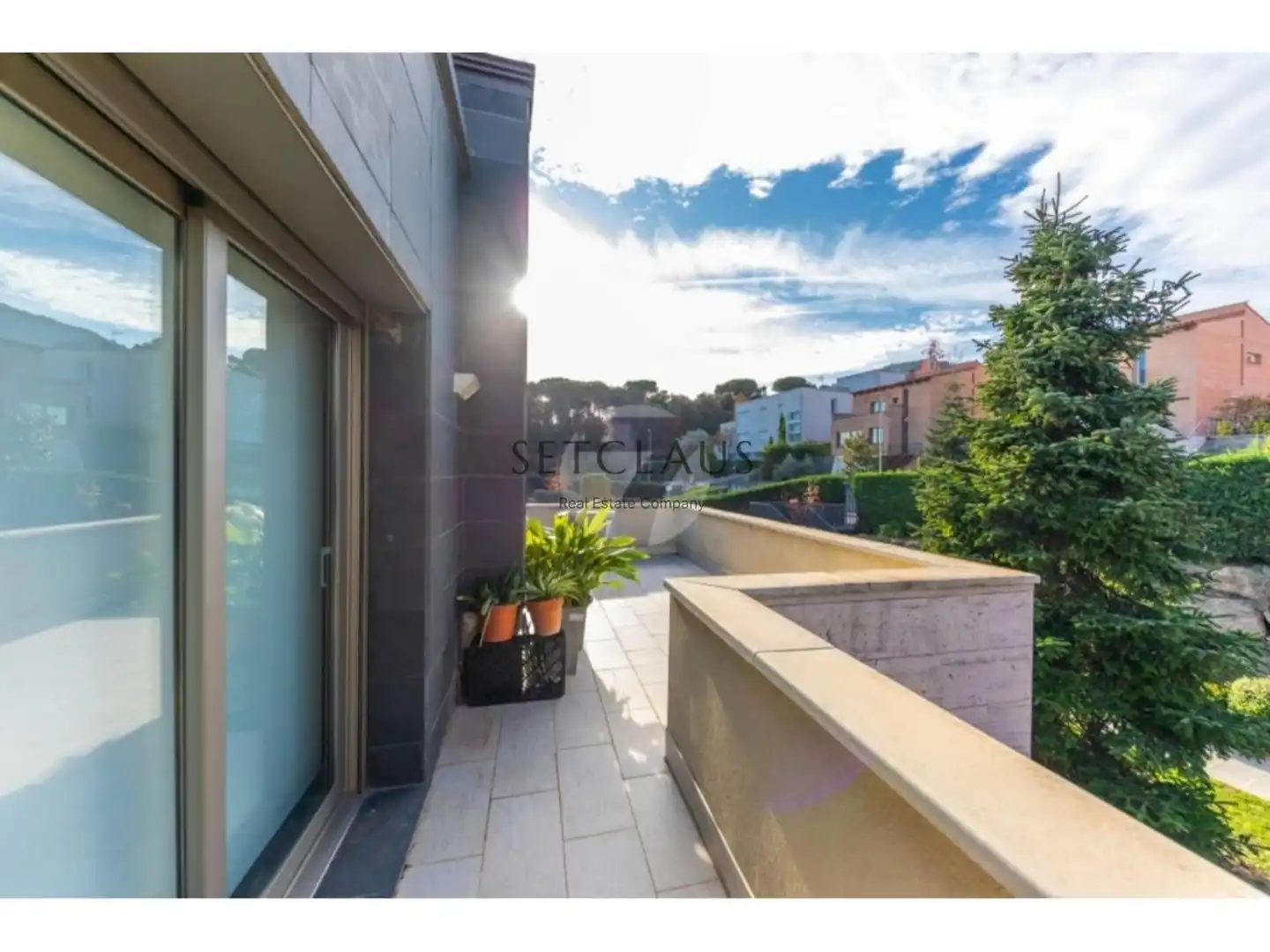 Terrassa de Casa o xalet en venda en Vallromanes amb Aire condicionat, Calefacció i Jardí privat