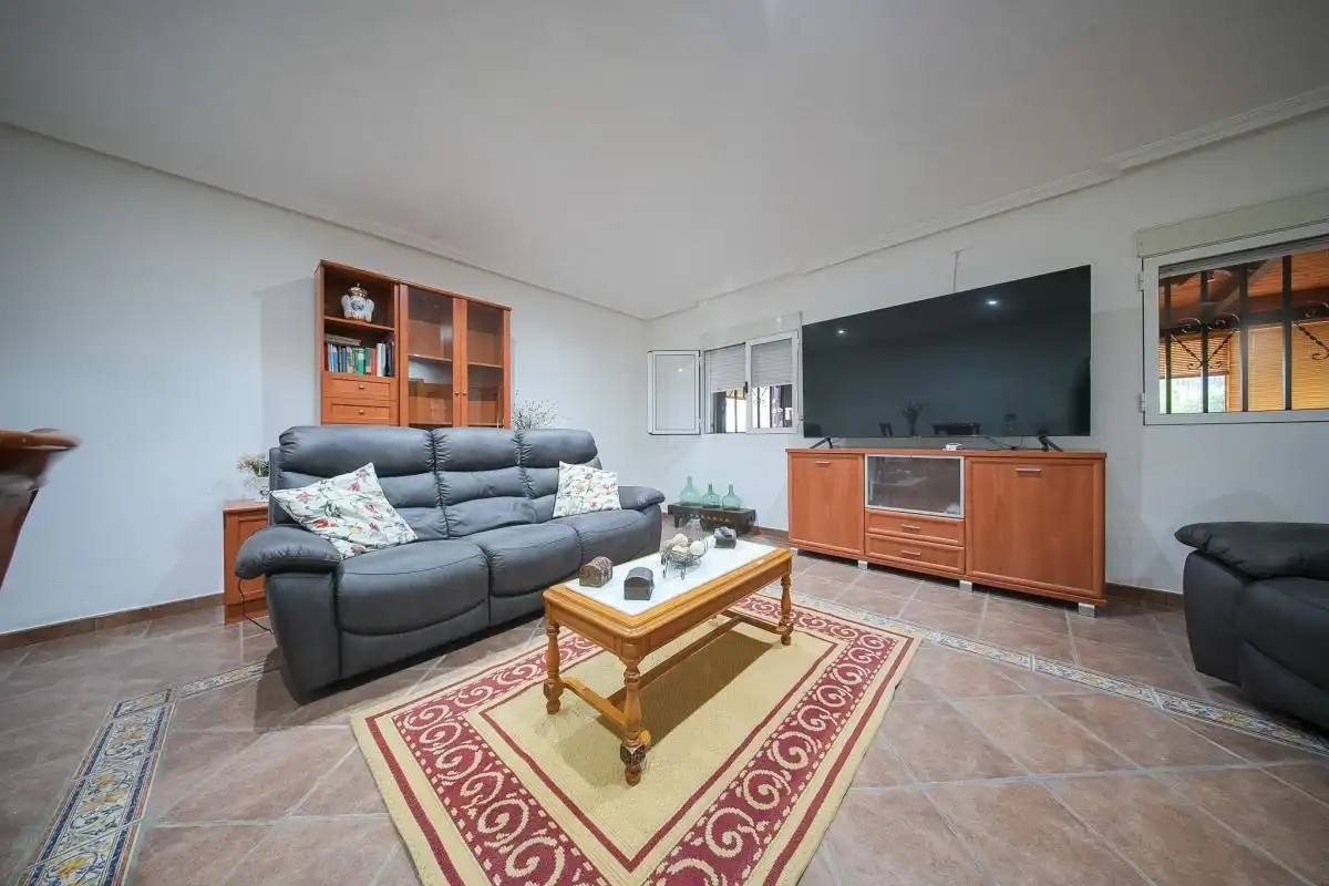 Sala de estar de Casa o chalet en venta en Villarejo de Salvanés con Calefacción, Jardín privado y Terraza