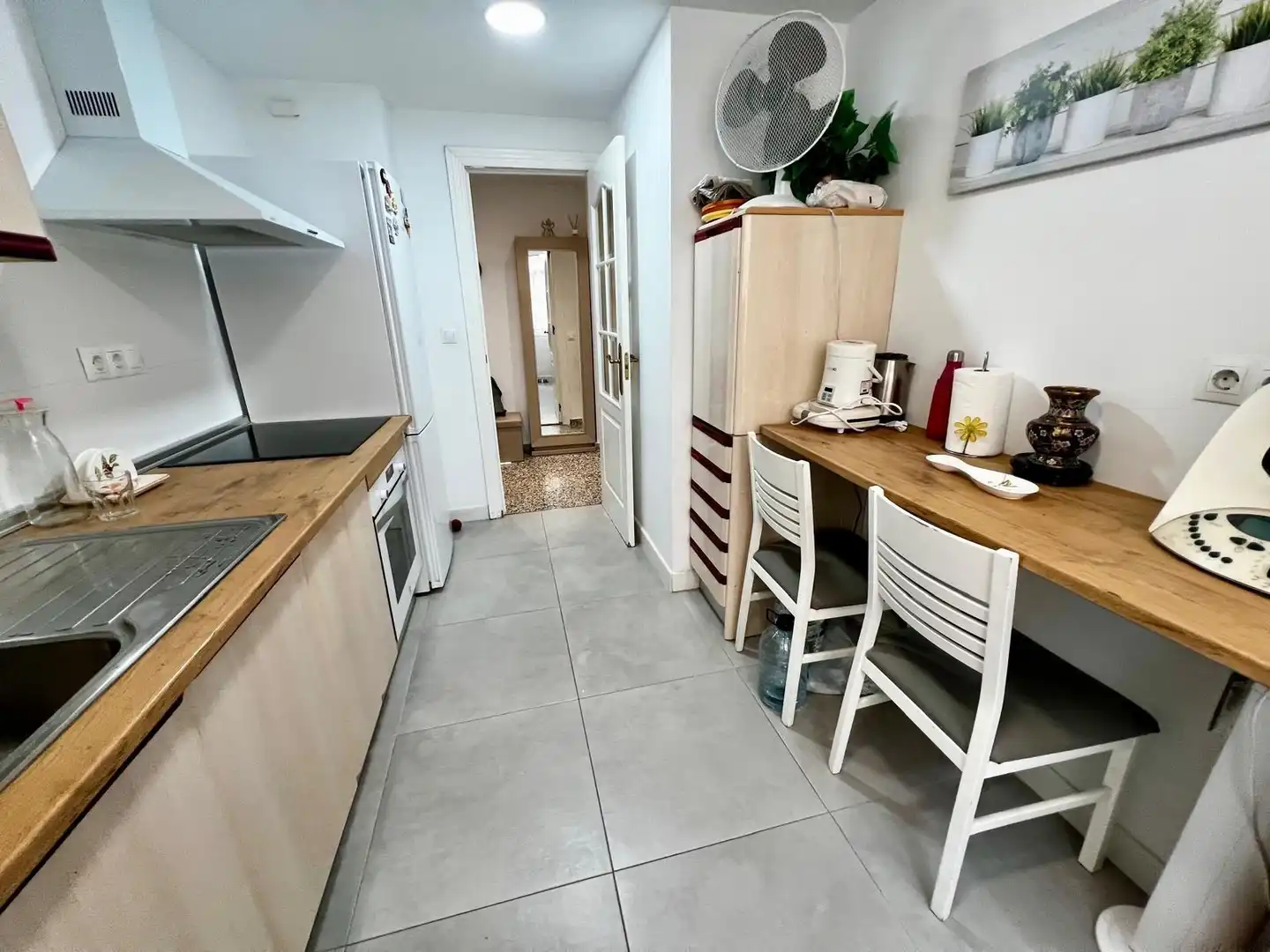 Kitchen of Flat for sale in Málaga  with Air Conditioner and Terrace
