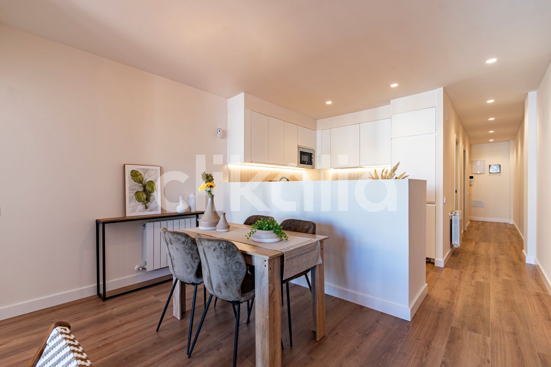 Kitchen of Flat for sale in  Barcelona Capital  with Air Conditioner, Heating and Terrace