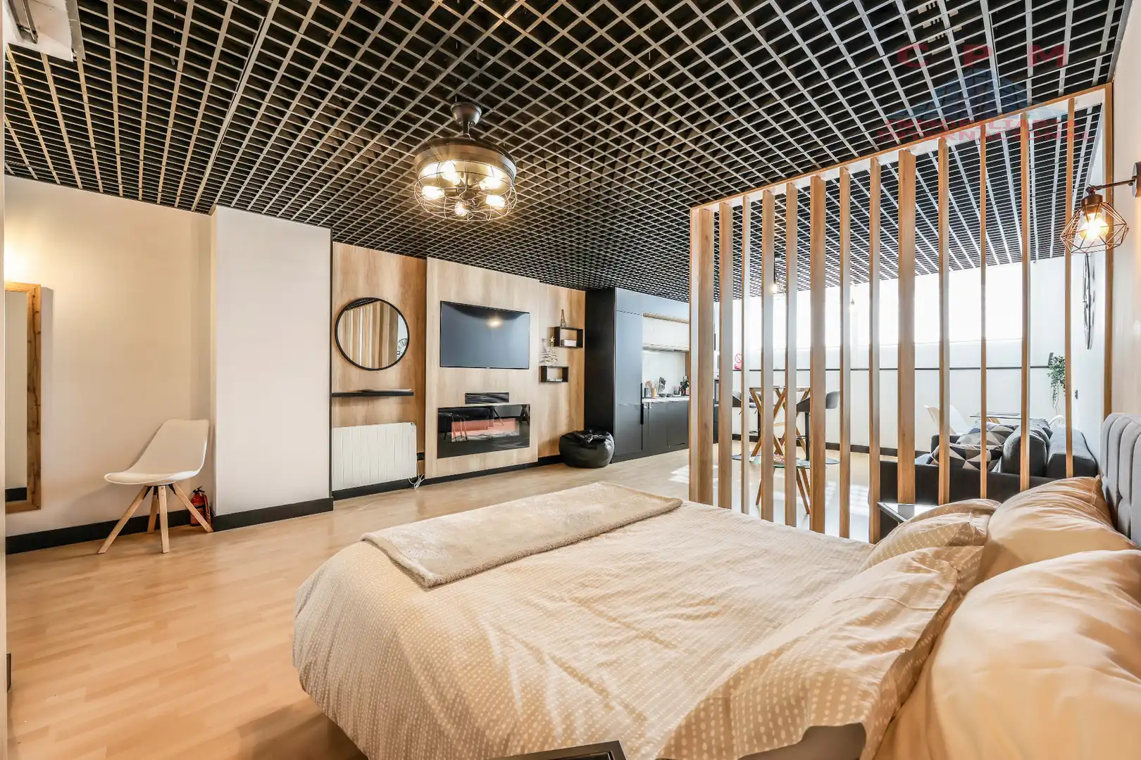 Schlafzimmer von Wohnung zur Miete in Alcobendas mit Klimaanlage, Heizung und Parkett
