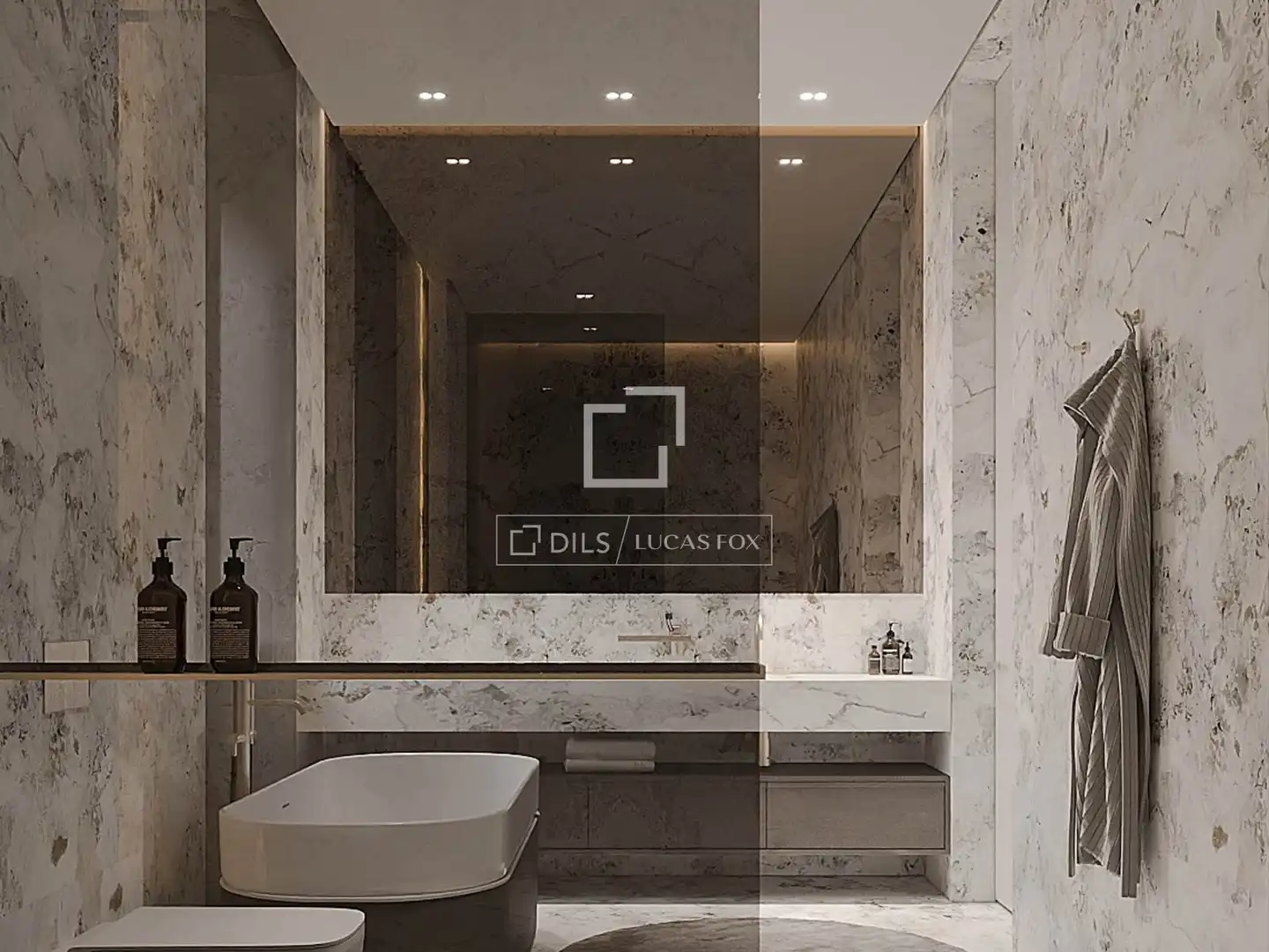 Bathroom of Flat for sale in Barcelona  with Air Conditioner and Heating