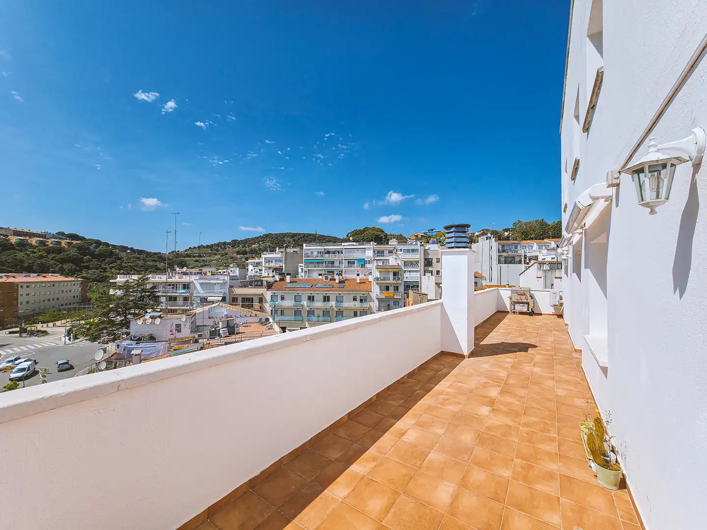 Terrasse von Wohnung zum Verkauf in Sant Pol de Mar mit Klimaanlage, Heizung und Parkett