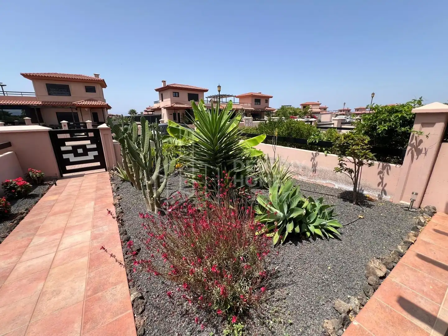 Jardí de Casa adosada en venda en La Oliva amb Jardí privat, Terrassa i Moblat