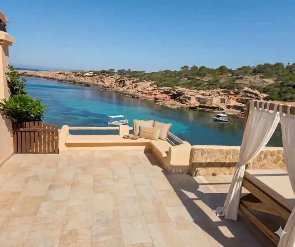 Terrace of Detached homes for sale in Sant Josep de sa Talaia  with Air Conditioner, Heating and Private garden