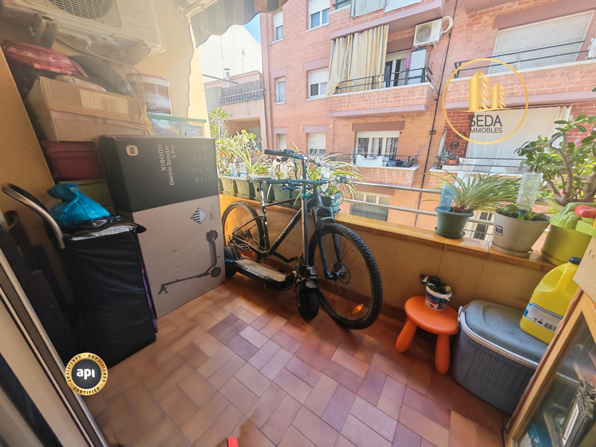 Balcony of Flat for sale in Terrassa  with Air Conditioner, Heating and Balcony