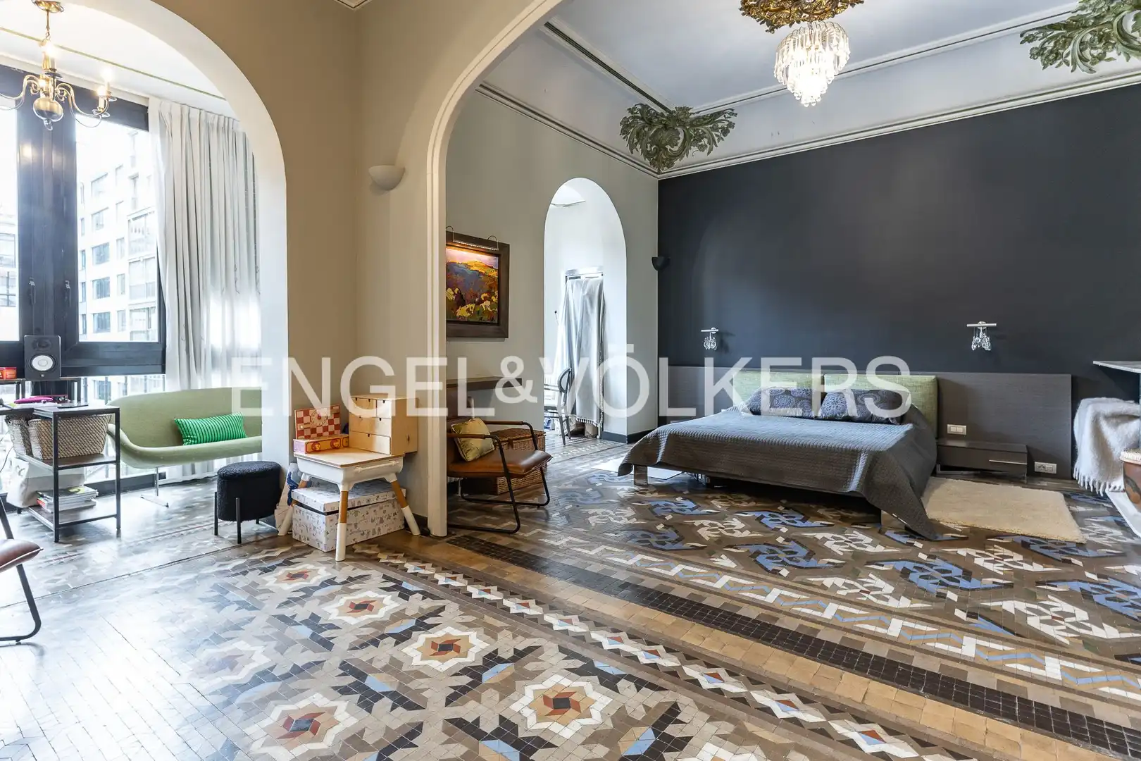 Sala de estar de Piso en venta en Eixample
