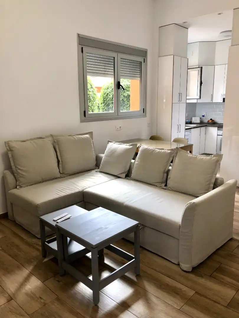 Living room of Apartments for rent in Santa Cruz de Tenerife  with Air Conditioner, Furnished and Oven