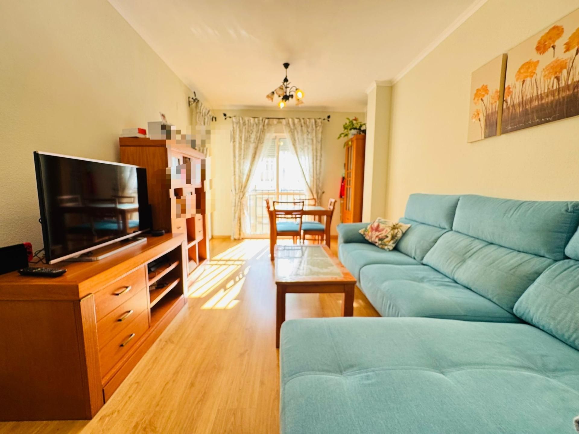 Living room of Flat for sale in Algeciras  with Terrace, Storage room and Community pool