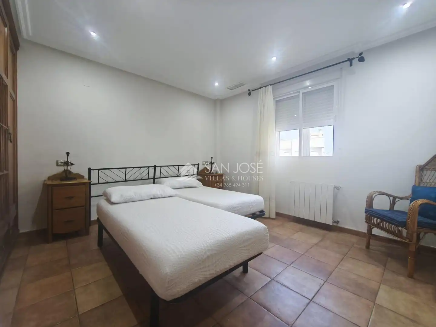 Bedroom of Houses for rent in Aspe  with Air Conditioner, Heating and Terrace