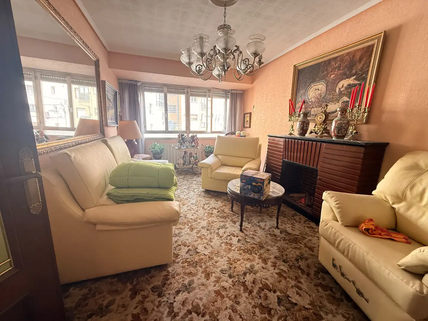 Wohnzimmer von Wohnung zum Verkauf in Barakaldo  mit Heizung, Abstellraum und Balkon