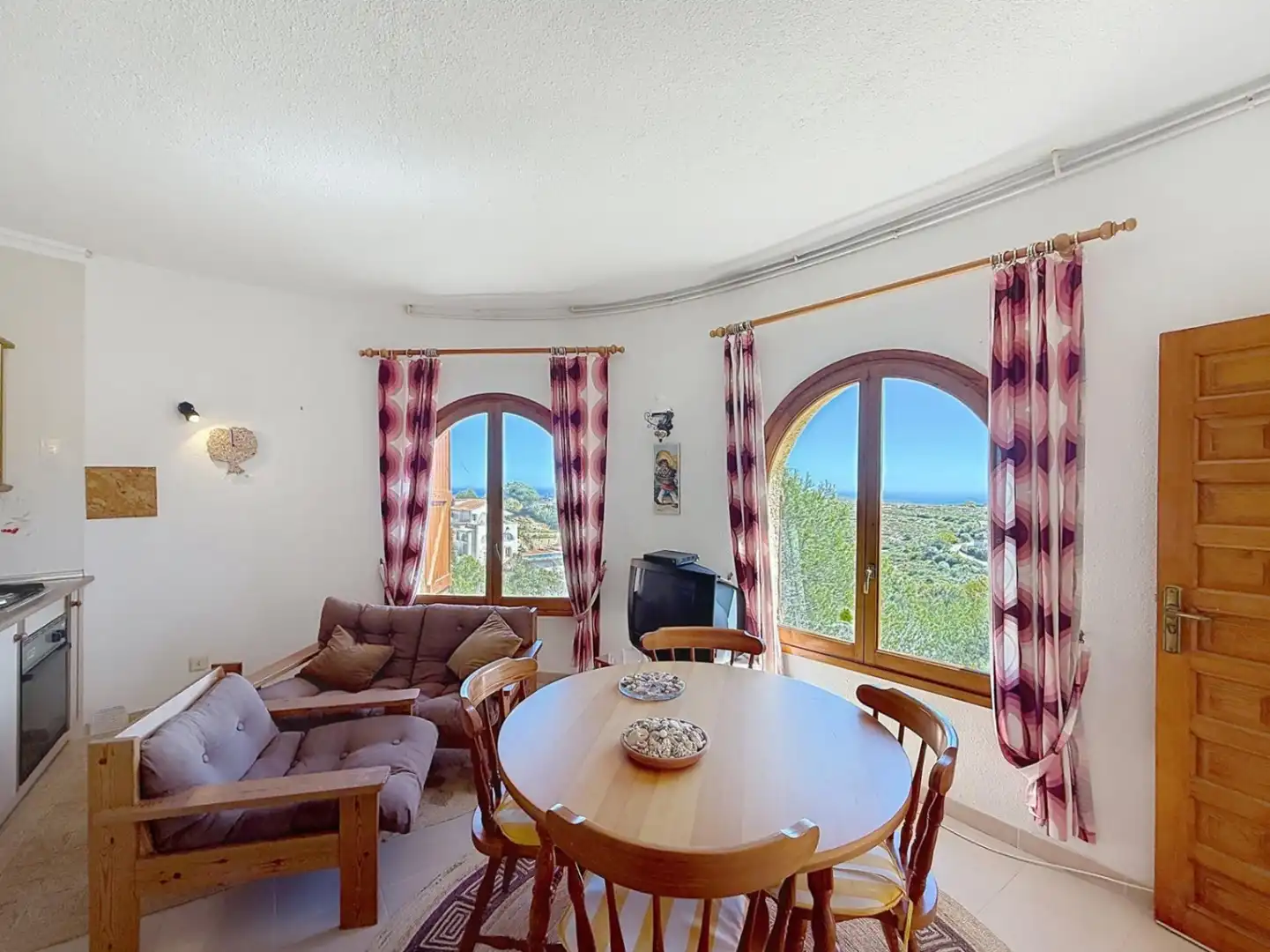 Sala de estar de Casa o chalet en venta en Benitachell / El Poble Nou de Benitatxell con Aire acondicionado, Calefacción y Jardín privado