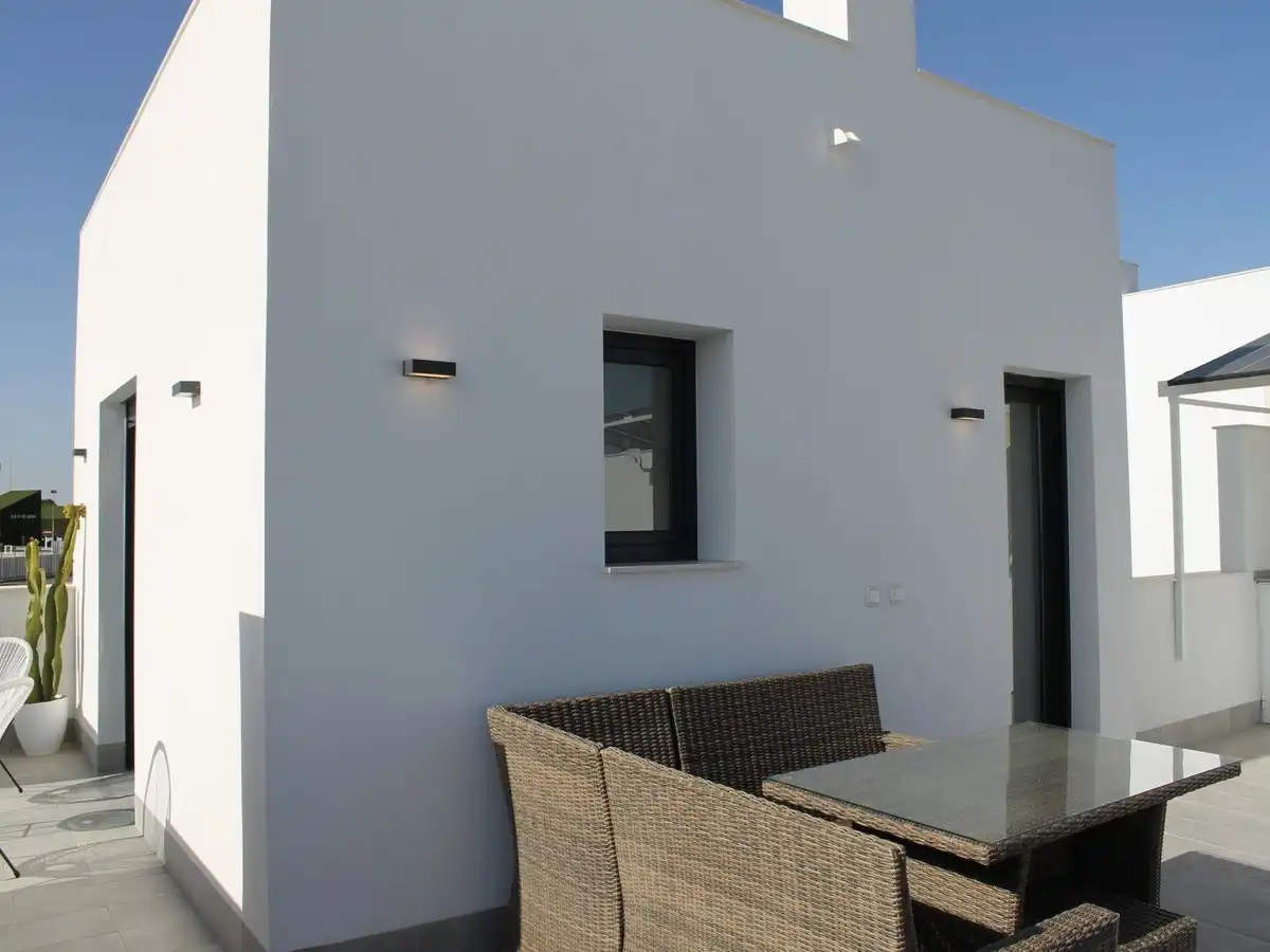 Terrassa de Casa o xalet en venda en Torre-Pacheco amb Piscina