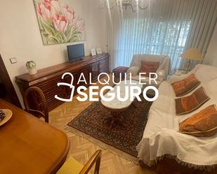 Living room of Flat to rent in  Madrid Capital  with Air Conditioner and Terrace