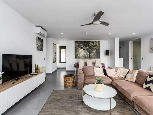 Sala de estar de Casa o chalet en venta en Altea con Aire acondicionado, Calefacción y Jardín privado